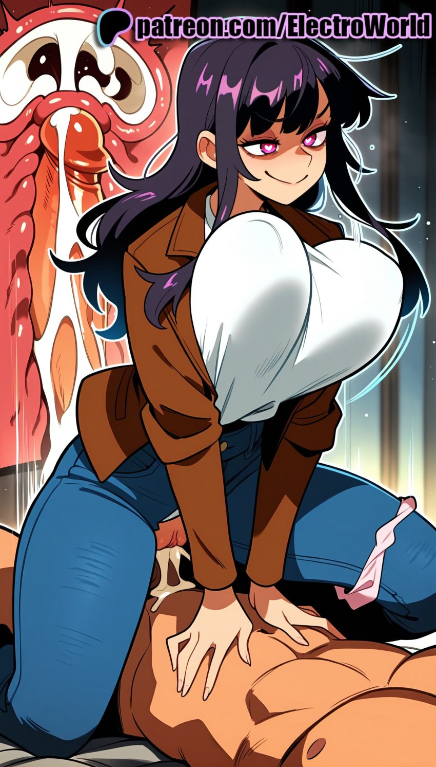 1boy 1girls 2025 ai_generated artist_name black_hair breasts breasts breasts bust cervix chest clothed_sex cock cowgirl_position cross_section cum cum_in_pussy deep_penetration dick ejaculation electroworld female fucking hi_res high_quality high_resolution highres intercourse internal_cumshot long_hair love_making overflow overgeared ovum panties patreon patreon_username penetration penis sex sexual_intercourse smile stable_diffusion straddling straight uterus vaginal_penetration watermark x-ray yura_(overgeared)