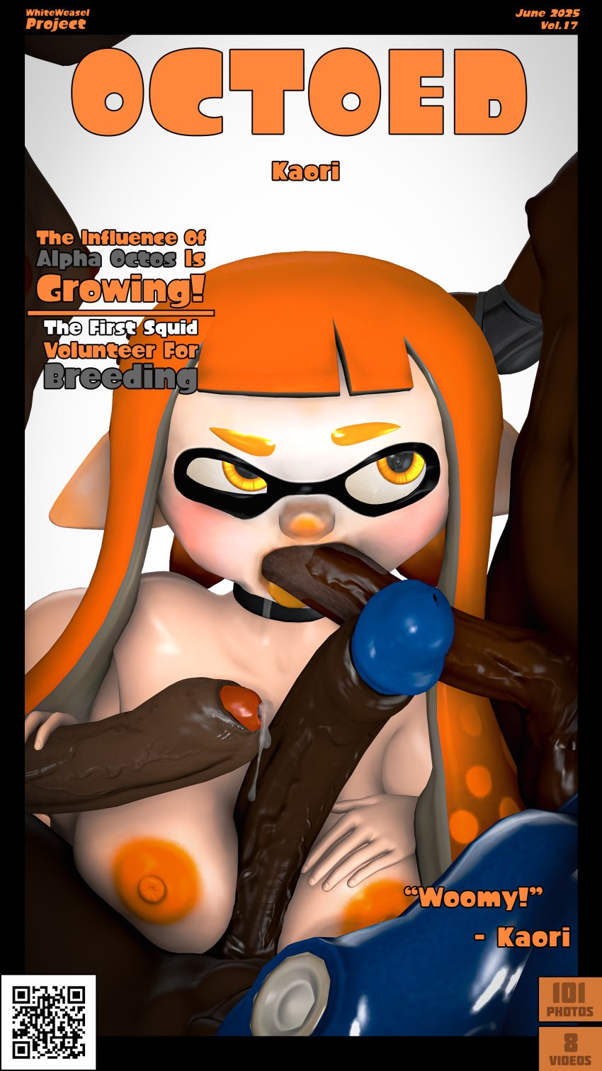 1girls 3boys 3d areola areolae ass big_breasts big_penis blacked blowbang breasts completely_nude dark-skinned_male english_text faceless_male fellatio female female_focus gangbang group_sex hair hair_tentacles handjob huge_cock inkling inkling_girl interracial kaori_(splatoon) large_penis light-skinned_female light_skin long_hair looking_up male multiple_boys multiple_penises naked nipples octoed octoling octoling_boy oral orange_eyes orange_hair penis precum qr_code raceplay sex sfm source_filmmaker splatoon splatoon_(series) straight surrounded surrounded_by_men surrounded_by_penises tagme teenager text uncensored unseen_male_face whiteweasel