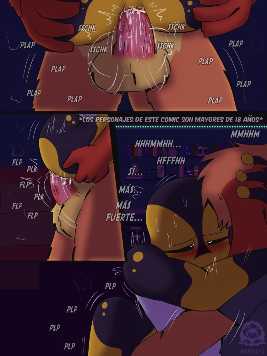 anthro anthro_on_anthro bassilixxx23 comic critters_(poppy_playtime) dogday dogday_(poppy_playtime) icky_licky_(poppy_playtime) nightmare_critters no_humans poppy_playtime poppy_playtime_(chapter_3) poppy_playtime_(chapter_4) smiling_critters