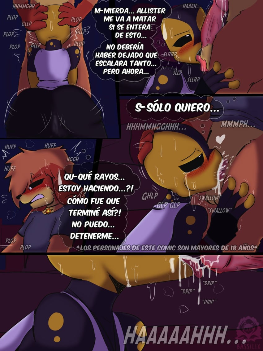 anthro anthro_on_anthro bassilixxx23 comic critters_(poppy_playtime) dogday dogday_(poppy_playtime) icky_licky_(poppy_playtime) nightmare_critters no_humans poppy_playtime poppy_playtime_(chapter_3) poppy_playtime_(chapter_4) smiling_critters