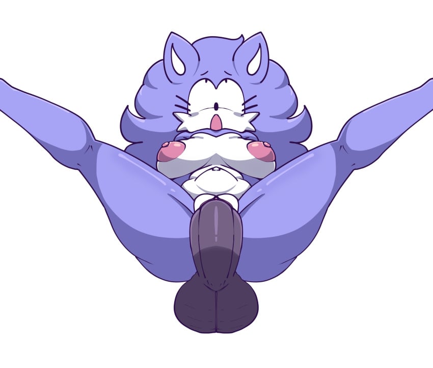 1boy anthro anus areola balls big_breasts big_penis female friday_night_funkin from_behind holding penis pussy sega sex sonic.exe sonic.exe_(series) sweat thick_ass wacky_(sonic.exe) worried