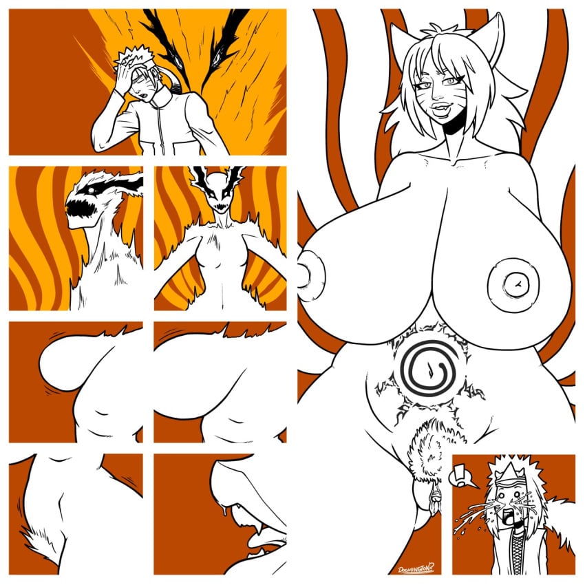 ass ass_expansion big_ass big_breasts big_butt bimbo_lips breast_expansion breasts butt corruption doomington female female_kurama_(naruto) flat_chest gender_transformation huge_ass huge_breasts hyper_breasts jiraiya kurama lip_expansion mtf_transformation naruko naruto nipples pubic_hair rule_63 story_at_source thick_lips thick_thighs thigh_expansion transformation uzumaki_naruto wide_hips