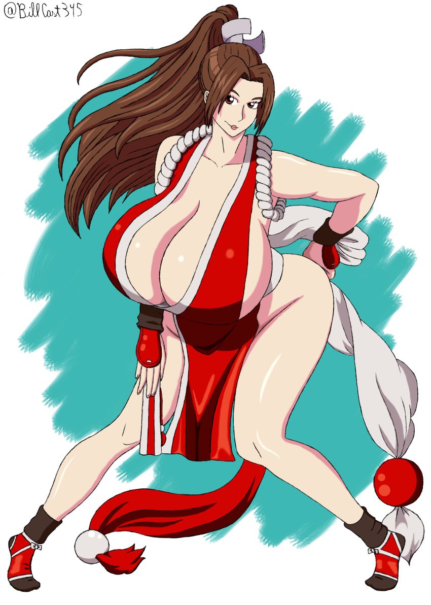 1girls asian asian_bimbo asian_female battle_stance big_breasts billcast bimbo breasts breasts_bigger_than_head brown_eyes brown_hair busty clothed clothing fan fatal_fury female female_focus female_only fighting_game fighting_pose fighting_stance fixed_version gigantic_breasts holding_fan holding_object huge_breasts human hyper_breasts japanese japanese_clothes japanese_female king_of_fighters kunoichi large_breasts lips lipstick long_hair long_legs looking_at_viewer mai_shiranui massive_breasts pale-skinned_female pale_skin ponytail seductive seductive_look seductive_smile self_upload smile smiling snk sole_female tied_hair venus_body video_game_character video_games voluptuous voluptuous_female white_background wide_hips