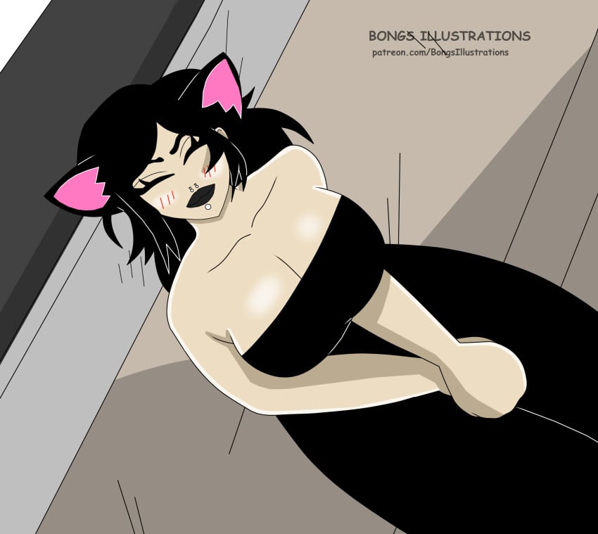 ashley_graves bongs_illustrations breasts goth_girl neko the_coffin_of_andy_and_leyley