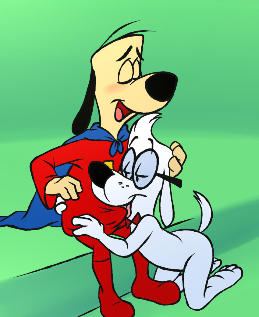 20th_century_fox anthro bulge bulge_lick canine crossover dreamworks duo eyewear gay glasses jay_ward_productions ladysomnambule male male_only mammal mr._peabody mr._peabody_and_sherman rocky_and_bullwinkle tagme underdog underdog_(series) universal_studios yaoi