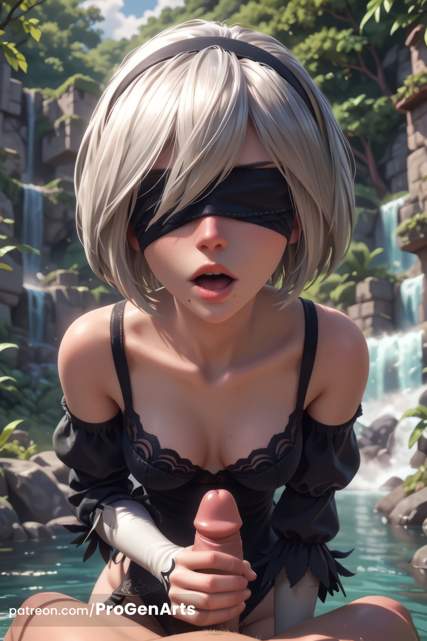 Yorha 2b (Nier: Automata) Rule 34 Image