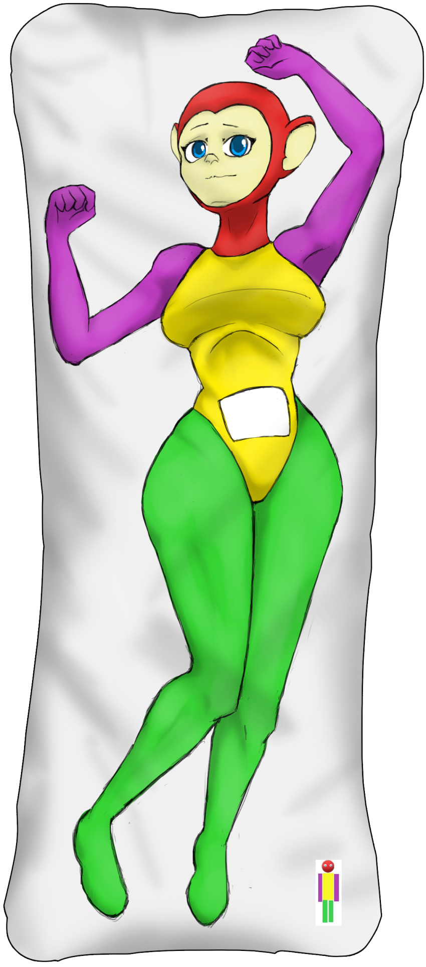 blue_eyes bodypillow colorful_fur dakimakura female female_only hb-viper slendytubbies teletubbies