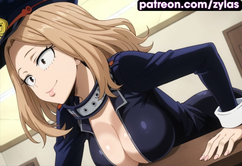 ai_generated big_breasts boku_no_hero_academia camie_utsushimi my_hero_academia ryuuziken01 utsushimi_camie