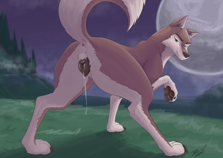 absurd_res aleu aleu_(balto) anatomically_correct anatomically_correct_genitalia anatomically_correct_pussy animal_genitalia animal_pussy anus ass balto_(series) bodily_fluids canid canine canine_genitalia canine_pussy canis domestic_dog female feral genital_fluids genitals hi_res hybrid lidded_eyes looking_at_viewer looking_back mammal outside pawpads presenting presenting_hindquarters pussy raised_tail rear_view reminic solo solo_focus spread_legs spreading tail universal_studios vaginal_fluids wolf wolfdog