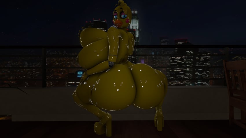 3d animatronic ass big_ass breasts broly_culo clothing female five_nights_at_freddy's five_nights_at_freddy's_2 footwear grope hand_on_breast high_heels huge_ass huge_breasts hyper hyper_breasts large_breasts looking_at_viewer machine meme multi_breast night outdoors robot shoes solo thatblackcopfromdawnofthedead toy_chica_(fnaf)