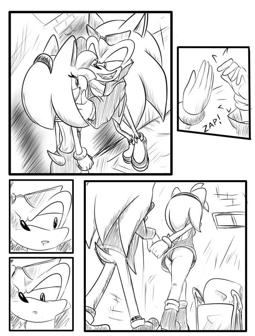 amy_rose angry angry_expression angry_face anthro earts01 etzioarts01 female scourge_the_hedgehog sonic_(series)