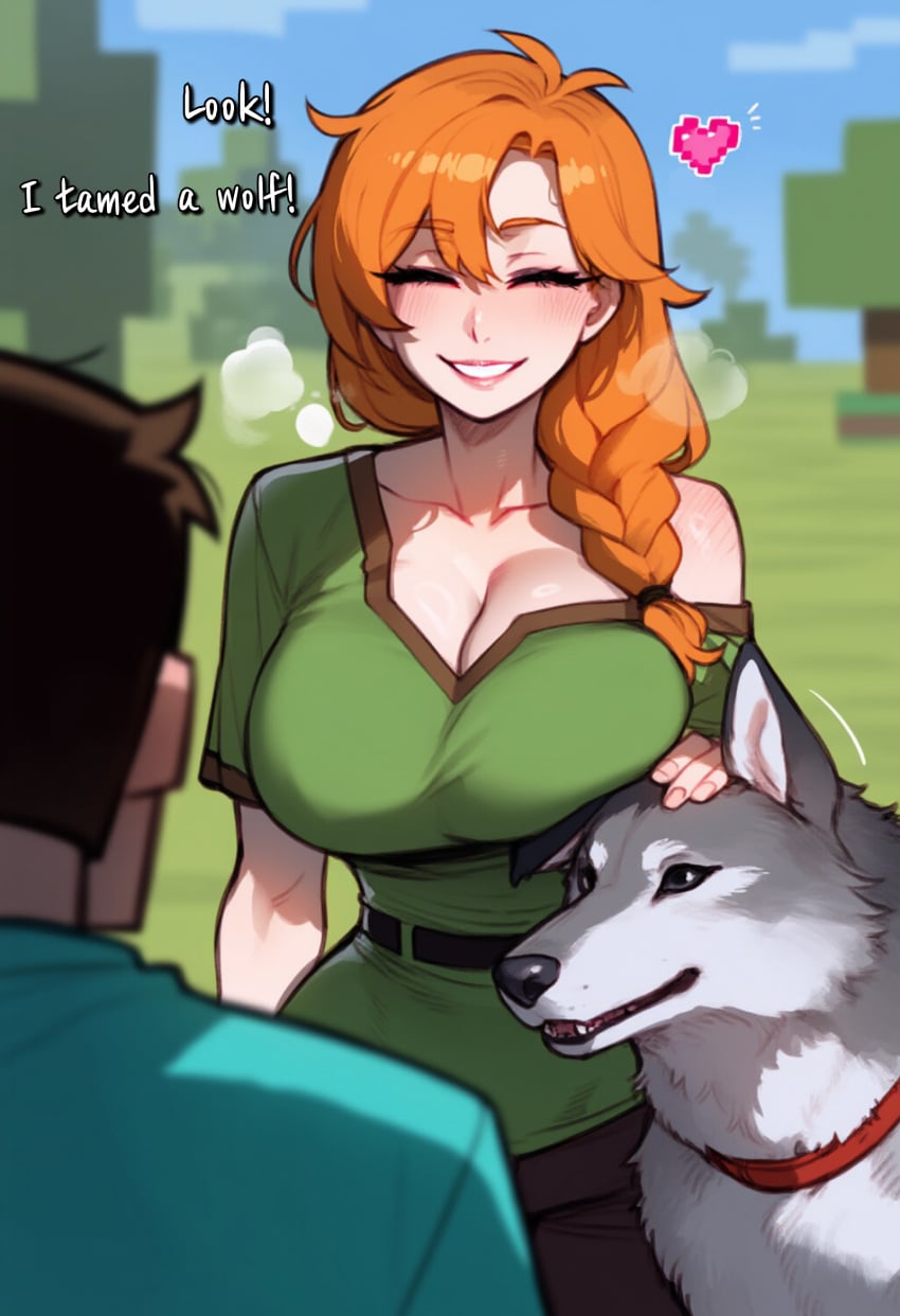 Alex (Minecraft) Rule 34 Image