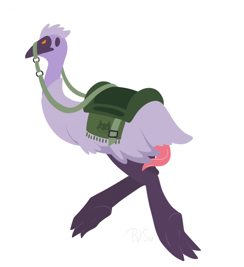 anatomically_correct anatomically_correct_genitalia anatomically_correct_penis animal_genitalia animal_penis avian bird cloacal_penis emu feral genitals hi_res male p.v.su penis pixile_studios ratite solo super_animal_royale