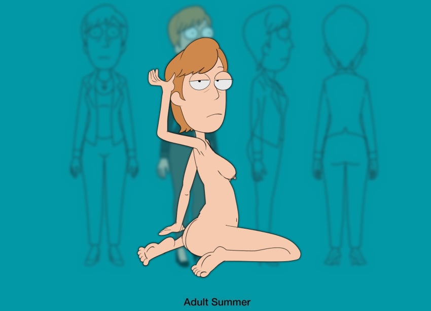 1girls adult_swim big_ass big_butt breasts female female_focus female_only jodero light-skinned_female light_skin rick_and_morty short_hair summer_smith wide_hips