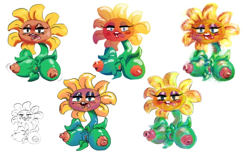Sunflower (Pvz) Rule 34 Image