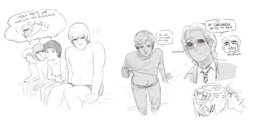 George Harrison (The Beatles) Rule 34 Image