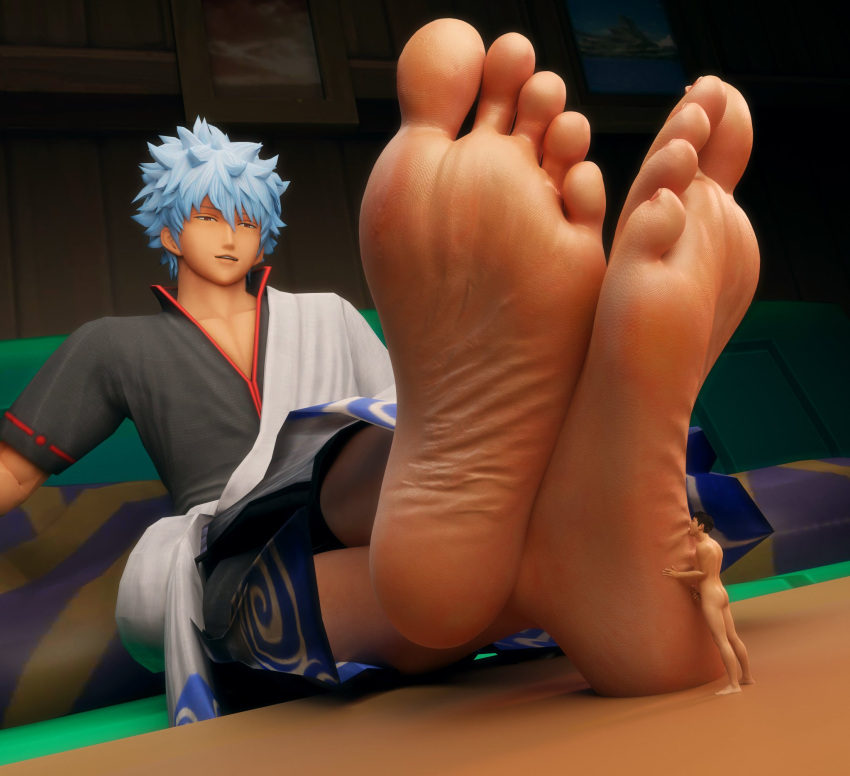 Gintoki Sakata (Gintama) Rule 34 Image