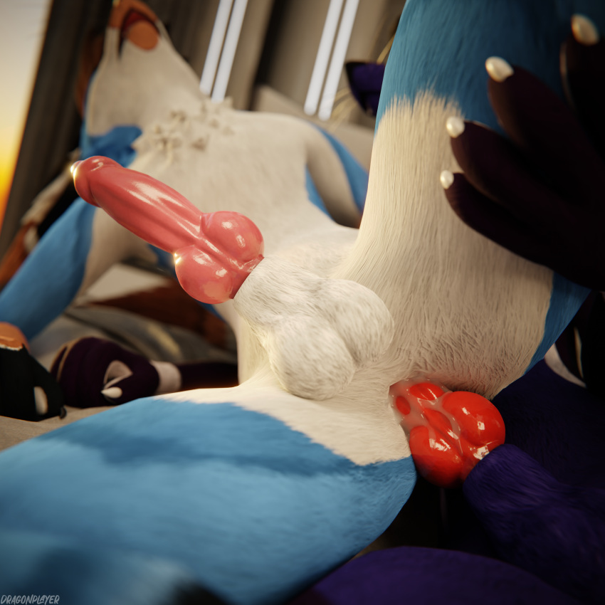 1:1 3d_(artwork) 4k absurd_res anal anal_sex animal_genitalia animal_penis anthro anthro_on_anthro anthro_penetrated anthro_penetrating anthro_penetrating_anthro balls bed bedroom bedroom_sex biped black_nose blender_(artwork) blender_cycles blue_body blue_fur bodily_fluids brown_body brown_fur canid canine canine_genitalia canine_penis canis claws clothing cum cum_drip cum_dripping_from_penis cum_in_ass cum_inside depth_of_field digital_media_(artwork) dominant dragonplayer dripping duo erection fox fur furniture genital_fluids genitals green_eyes hair hi_res inside knot lying lying_on_bed male male/male male_penetrated male_penetrating male_penetrating_male mammal moan mokaruhusky multicolored_body nude on_bed open_mouth orange_body orange_fur orgasm penetration penile penile_penetration penis penis_in_ass pink_penis powerboat_(character) purple_body purple_fur red_body red_fur red_penis reflection rexouium sex sitting slim slim_anthro slim_male slim_sub smile submissive submissive_male tail teeth white_body white_fur