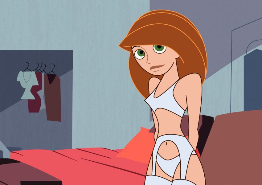 bedroom kim_possible lingerie originaltkw red_hair shy vanilla