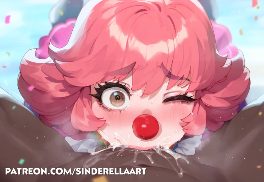 1boy 1boy1girl 1girls ace_attorney ai_generated all_the_way_to_the_base balls_deep big_penis birthday birthday_party blowjob brown_eyes busty choker clown clown_girl clown_nose clussy cock commission cum cum_down_throat cum_in_mouth cum_in_throat cumshot cute dark-skinned_male dark_skin deepthroat ejaculation eye_contact facefuck female geiru_toneido gyakuten_saiban huge_cock interracial large_breasts large_cock large_penis long_penis medium_hair one_eye_closed oral party patreon patreon_url patreon_username pawg penis petite pink_hair pov public sinderellaart skinny slim surprised thick throatpie voluptuous voluptuous_female