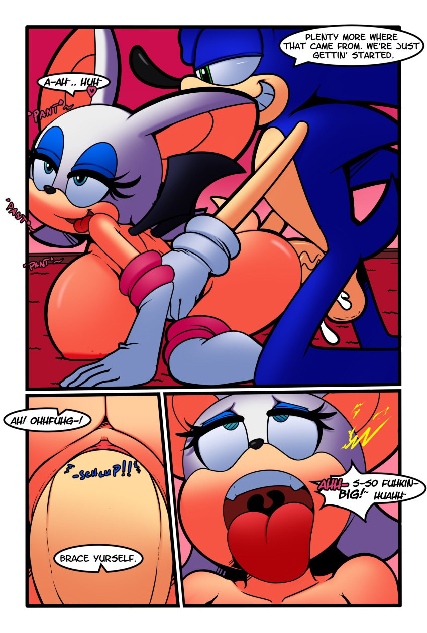 bat big_breasts big_penis breasts cloudz comic female hedgehog huge_breasts huge_cock male mammal penis rouge_the_bat sex sonic_(series) sonic_the_hedgehog superbunnygt