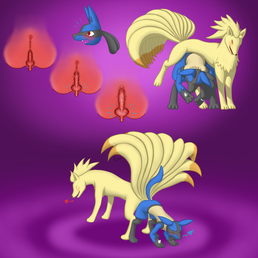 ! 1boy 1girls 2018 absurd_res anatomically_correct anatomically_correct_pussy animal_genitalia animal_penis animal_pussy anthro anthro_on_feral ass biped blue_fur blush canine canine_penis canine_pussy cervix close-up cross_section cum cum_in_pussy cum_inside dawnlux digitigrade duo erection female feral forced fur furry hair heart hi_res internal interspecies knot knotting lucario male male_penetrating mammal multi_tail multicolored_fur ninetales nintendo nude open_mouth orgasm penetration penis pokemon pokemon_(species) pokemon_dppt pokemon_rgby pussy rape red_eyes sequence sex simple_background smile source_request spoken_heart standing straight surprise teeth thick_thighs vaginal_penetration video_games voluptuous wide_hips