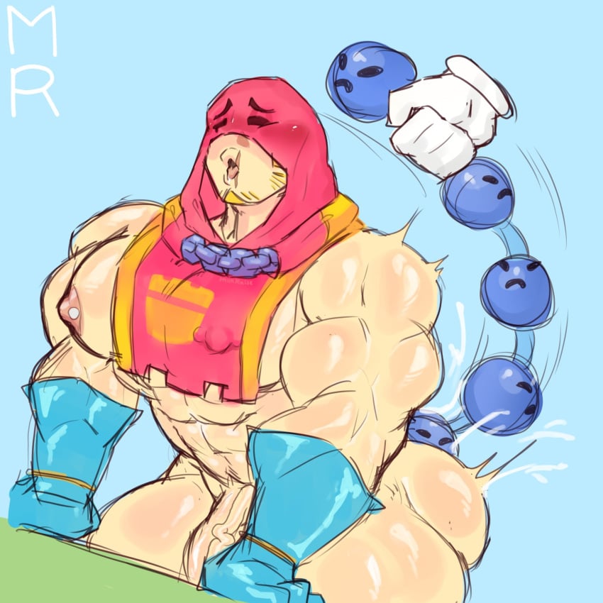 bara brawl_stars gay grom_(brawl_stars) muscular muscular_male