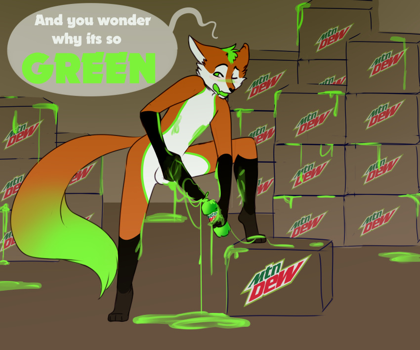 2018 anthro balls beverage big_penis black_penis bottle box canine colored_cum cum cum_everywhere cumshot dialogue dipstick_tail ejaculation english_text excessive_cum flashingfox_(character) food fox fur furry furry_only girly gloves_(marking) green_cum green_eyes green_fur green_hair green_tongue hair lactating male male_focus male_only male_solo mammal markings messy mommajo_(artist) mountain_dew multicolored_tail no_humans nude orange_fur orgasm penis penis_milking raised_leg socks_(marking) solo solo_male standing teenager text tongue uncut unusual_cum white_balls white_fur young