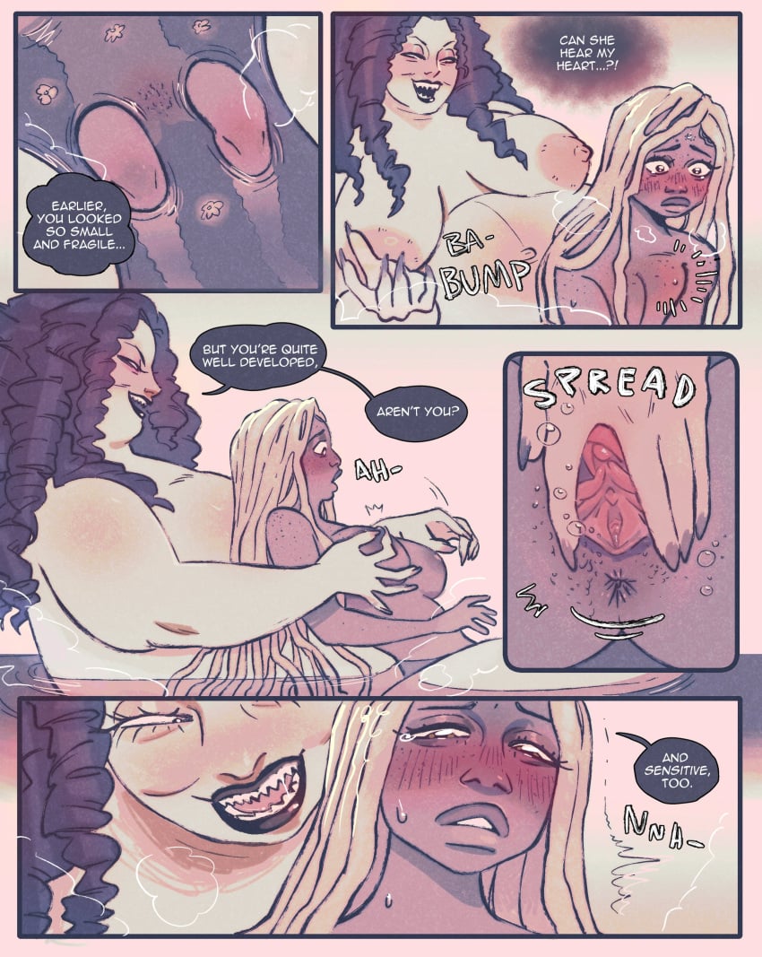 2girls bbw big_areola big_breasts big_dom_small_sub big_nipples big_thighs breast_grab breast_squeeze breasts breasts_out bridalbeast chubby chubby_female comic comic_page comic_panel dominant dominant_female domination female femdom femsub girl_on_girl girls_only grabbing grabbing_another&#039;s_breast grabbing_breasts hairy_pussy huge_breasts imminent_sex large_breasts lesbian_couple lesbian_domination lesbian_focus lesbian_sex nipple_play nipple_slip nipple_tweak nipples onsen original original_character original_characters sagging_breasts saggy_breasts size_difference spread_pussy spreading submissive submissive_female yuri