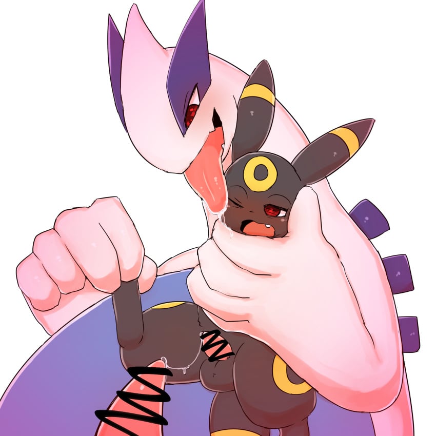 2018 2boys avian big_ears big_hands black_fur blue_skin canine censor_bar censored duo eeveelution erection face_lick feet feral feral_on_feral foot_grab furry gay hi_res interspecies larger_male legendary_pokémon long_ears lugia male male_only mixeeeel nintendo one_eye_closed open_mouth paws penis pokemon pokemon_(species) pokemon_gsc precum red_eyes simple_background size_difference smaller_male tapering_penis teeth testicles umbreon video_games white_skin wings yaoi yellow_fur