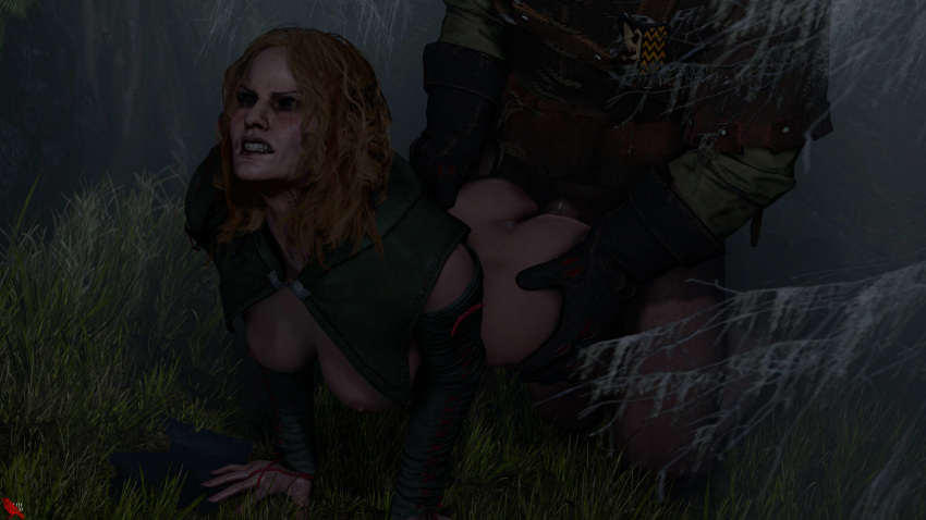 1boy 1girls 3d all_fours anal anal_penetration anal_sex areolae ass ass_grab breasts cd_projekt_red closed_eyes dark_image deathhandsfm doggy_style female forest from_behind night nipples painful rape red_hair the_witcher_(series) the_witcher_3:_wild_hunt village_folk witch_of_lynx_crag