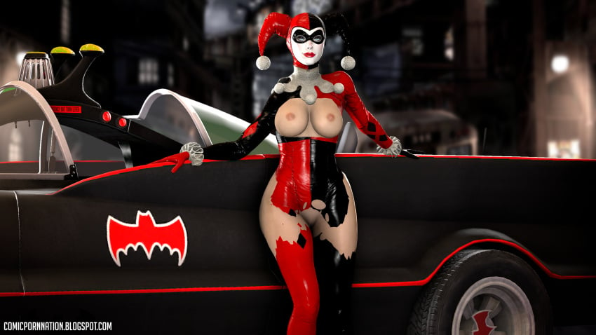 3d batman:_arkham_knight batman_(series) batman_66 breasts comicpornnation dc dc_comics harley_quinn harley_quinn_(arkham) harley_quinn_(arkham_knight) harley_quinn_(classic) pinup source_filmmaker thighs wallpaper