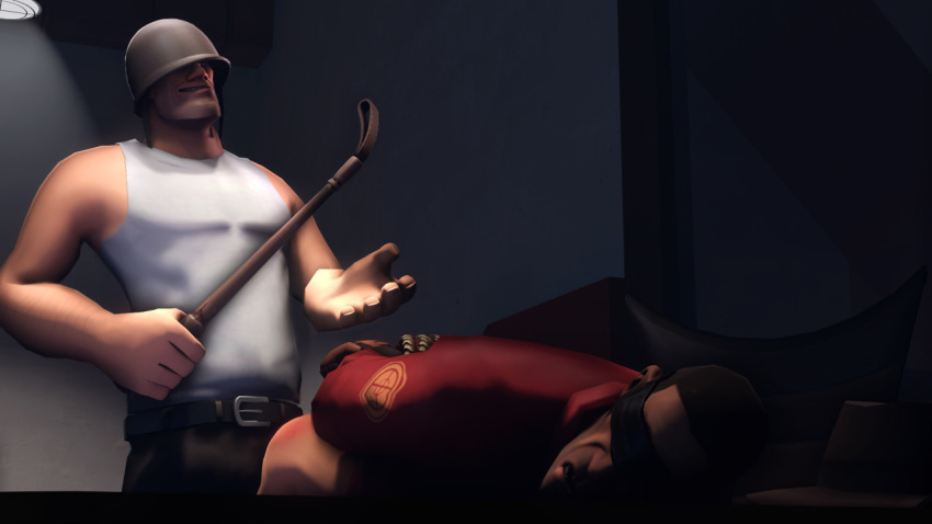 2boys 3d bondage domination gay male male_focus male_only multiple_boys shadowenza sniper sniper_(team_fortress_2) soldier soldier_(team_fortress_2) team_fortress_2 whip yaoi