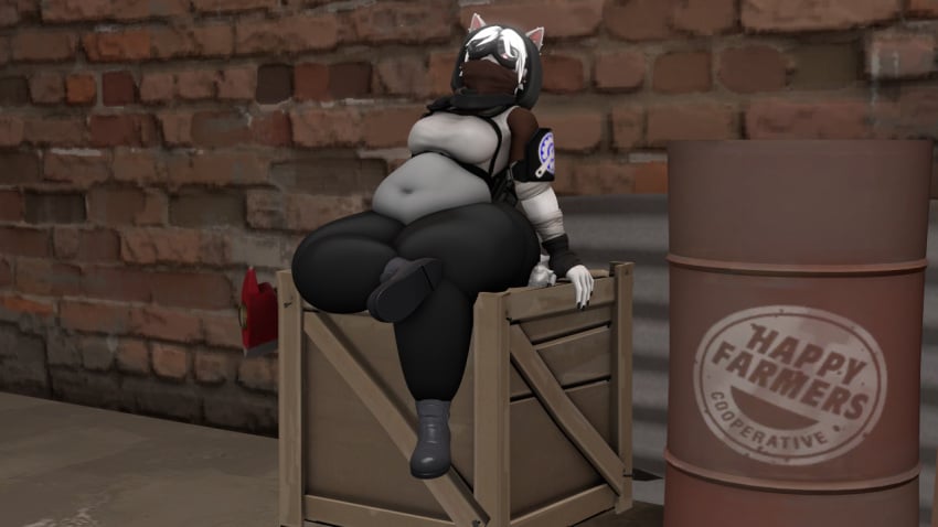 bbw big_breasts breasts female furry huge_breasts kingofthekabuto overweight queenofthekabuto tagme thick_thighs wide_hips