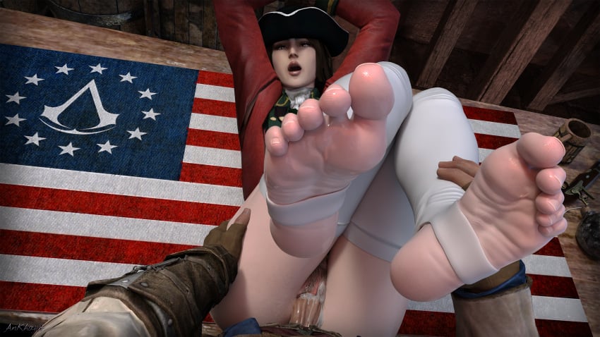ankhajiit assassin&#039;s_creed_(series) assassin&#039;s_creed_iii british british_female connor_kenway cum cum_in_pussy cumming cumming_in_pussy cumming_inside cumming_inside_pussy cumming_inside_vagina daz3d daz_studio eleanor_mallow feet feet_fetish feet_focus feet_together feet_up female foot_fetish foreskin grabbing grabbing_ankles hairy hairy_anus hairy_ass hairy_asshole hairy_pussy penis presenting_feet ratonhnhak&eacute;:ton redcoat sex soles soles_female soles_fetish stirrup_footwear stirrup_legwear stirrup_socks toes uncircumcised uncircumcised_penis unprotected_sex unshaved_pussy wrists_bound wrists_tied