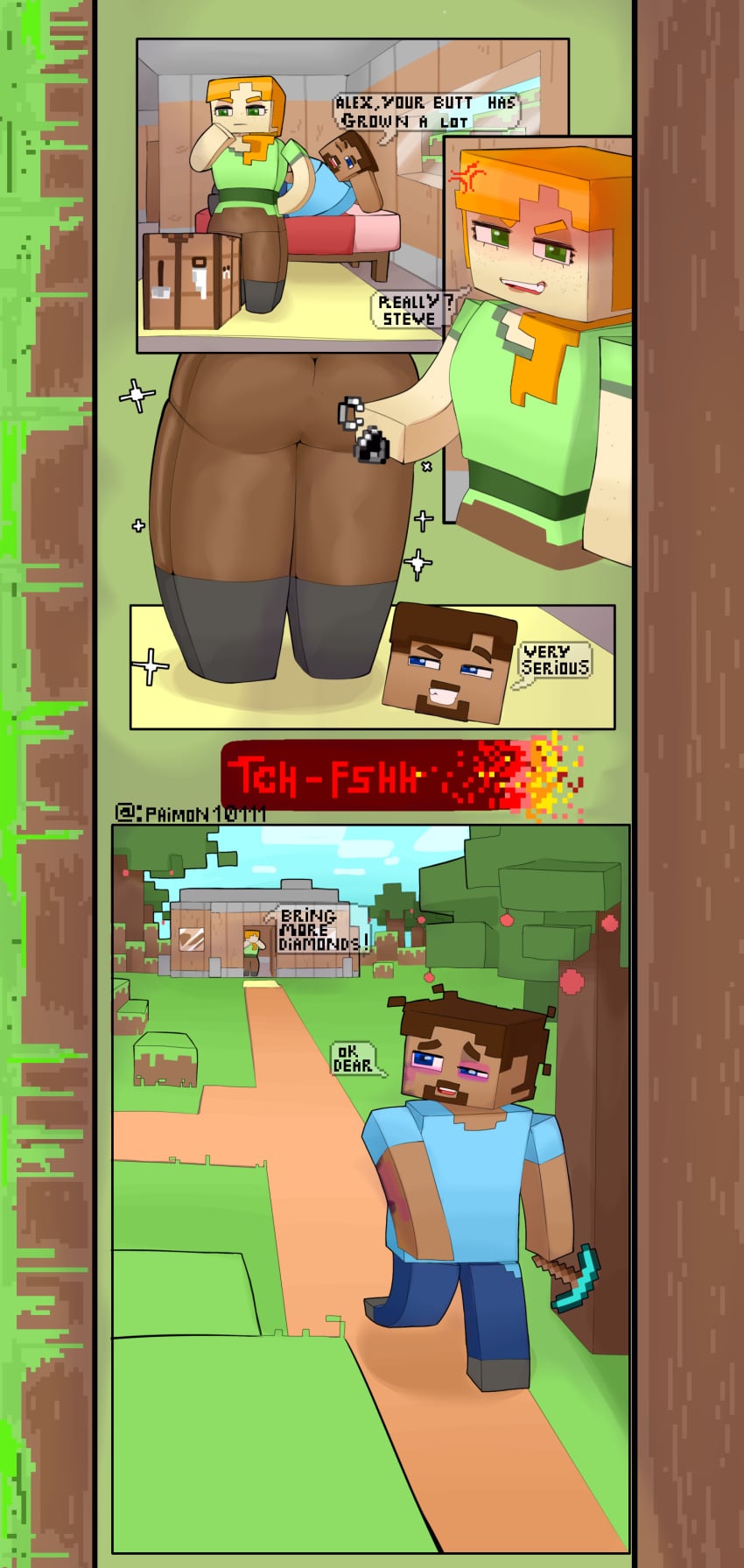 Alex (Minecraft) Rule 34 Image