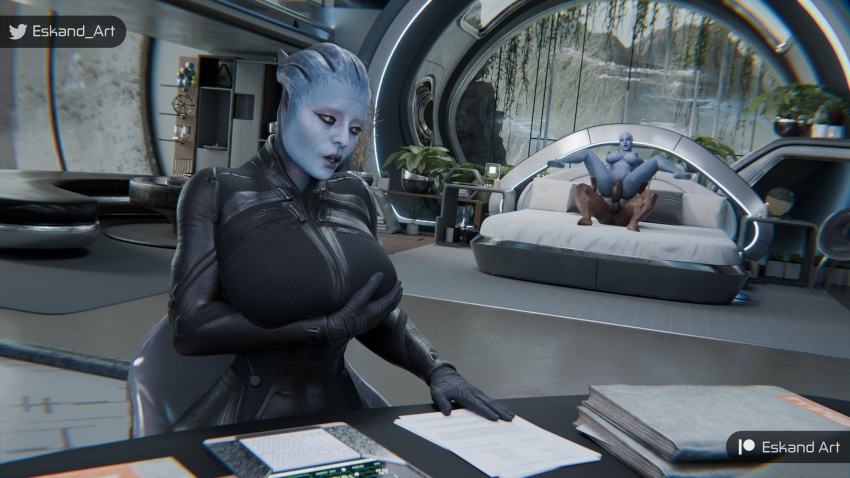 Asari (Bioware) Rule 34 Image