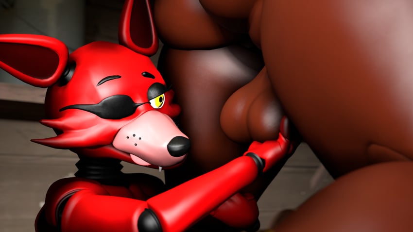 3d animatronic anthro ass backsack ball_fondling balls bear canine five_nights_at_freddy's fondling fox foxy_(fnaf) freddy_(fnaf) gay half-closed_eyes hi_res licking licking_lips machine male male_only mammal robot rx1213 sex source_filmmaker tongue tongue_out video_games yaoi yellow_eyes