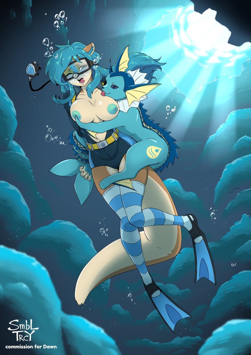 Vaporeon (Pokemon) Rule 34 Image