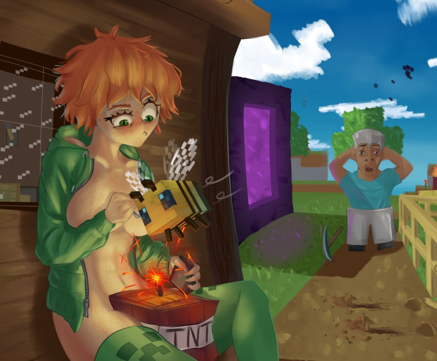 Creeper (Minecraft) Rule 34 Image