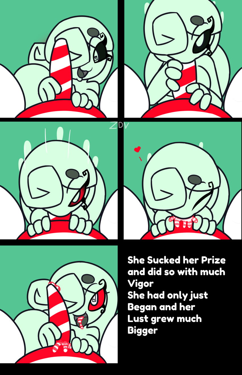 absurd_res breasts christmas comic corruption cum cum_in_mouth cum_inside duo english_text fellatio female ghost highres holidays humanoid male oc oral penis sex solo_focus spiral_(zaldenvire) spirit straight text unusual_cum zaldenvire