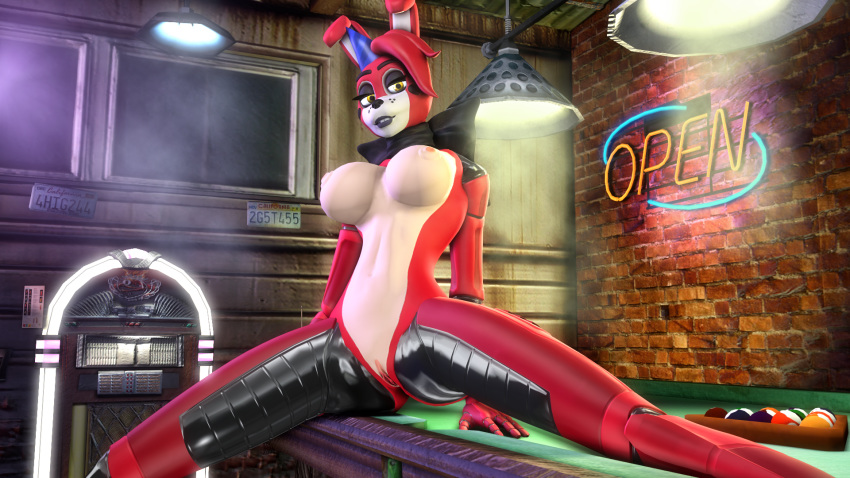 3d breasts female five_nights_at_freddy's isabel_(doctorartemis) lagomorph machine mammal nipples nude pervertguy341 pussy rabbit robot solo source_filmmaker video_games