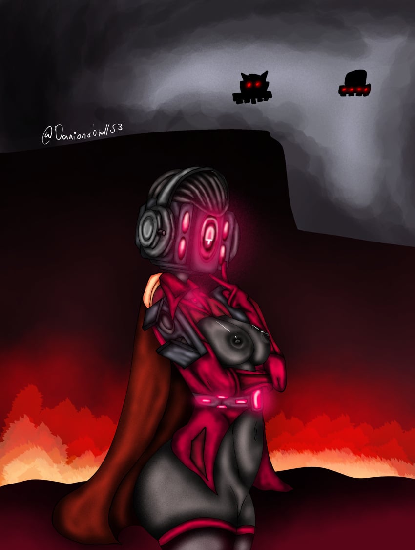 astro_toilet background danionebyall53_(artist) destroyed_city destroyed_clothing fire huge_ass huge_breasts new_design second_porn_of_character semi_nude sexually_suggestive showing_ass showing_breasts skibidi_toilet speaker_head speaker_woman speaker_woman_(skibidi_toilet) speakerwoman speakerwoman_(skibidi_toilet) upgrade upgrades
