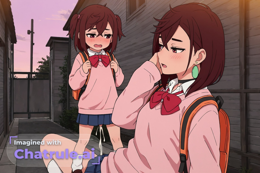 Adjusting Hair Rule 34 Image