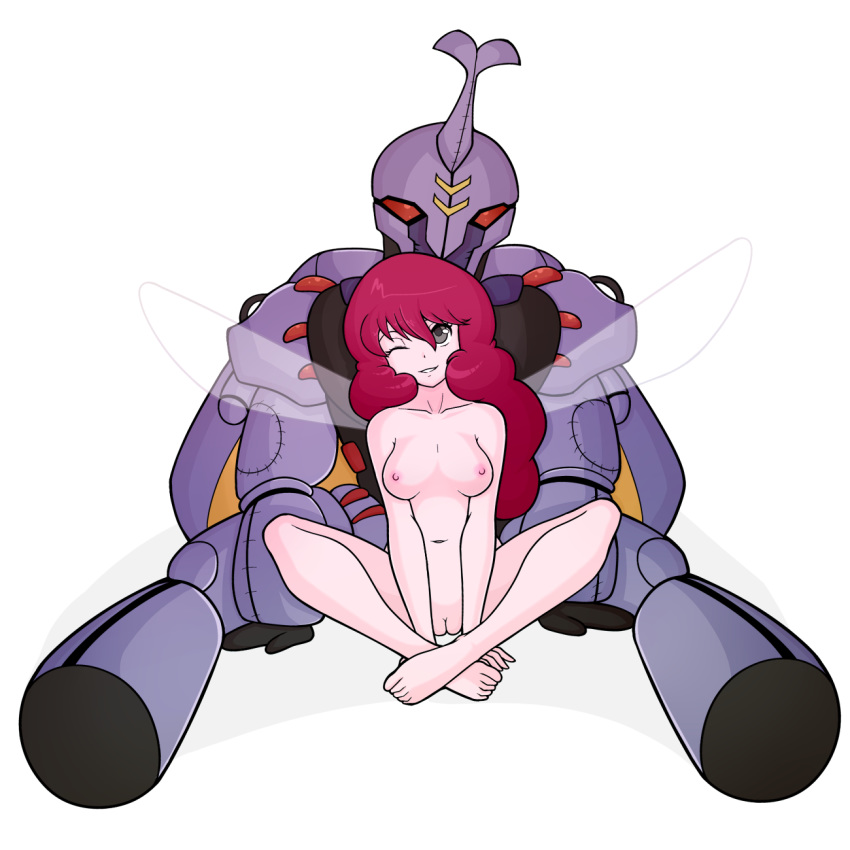 1girls 2017 alpha_channel breasts cham_fau crossed_legs fairy female female_focus for_sticker_use grey_eyes hair hi_res humanoid insect_wings micro nipples no_background nude one_eye_closed plushie png pussy red_eyes red_hair seisenshi_dunbine sitting smile solo sticker_template translucent translucent_wings transparent_background transparent_png unknown_artist winged_humanoid wings wink