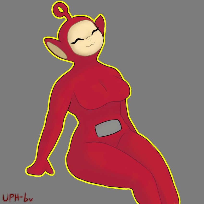 anthro anthro_only beginner beginner_artist beginnerguydraws closed_eyes closed_mouth female female_only fur light-skinned_female light_skin only_female po_(slendytubbies) po_(teletubbies) red_body red_fur self_upload sitting slendytubbies solo solo_anthro solo_female tagme tagme_(artist) teletubbies thick_thighs thighs uwu