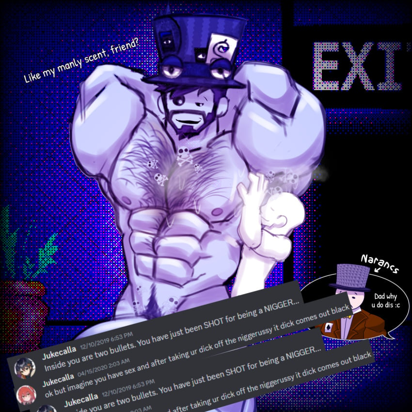 abs apollo_gg armpit_hair armpit_sniffing armpits artist_request bara bulge censored chest_hair community's_top_towers dick fetish gay juke's_towers_of_hell kendrick_nsfw kinky male male_only muscles muscular_male musk musk_clouds narancs_(jtoh) roblox roblox_game size_difference tank_top tower_of_the_big_win towerhuman_(jtoh) wtf y/n