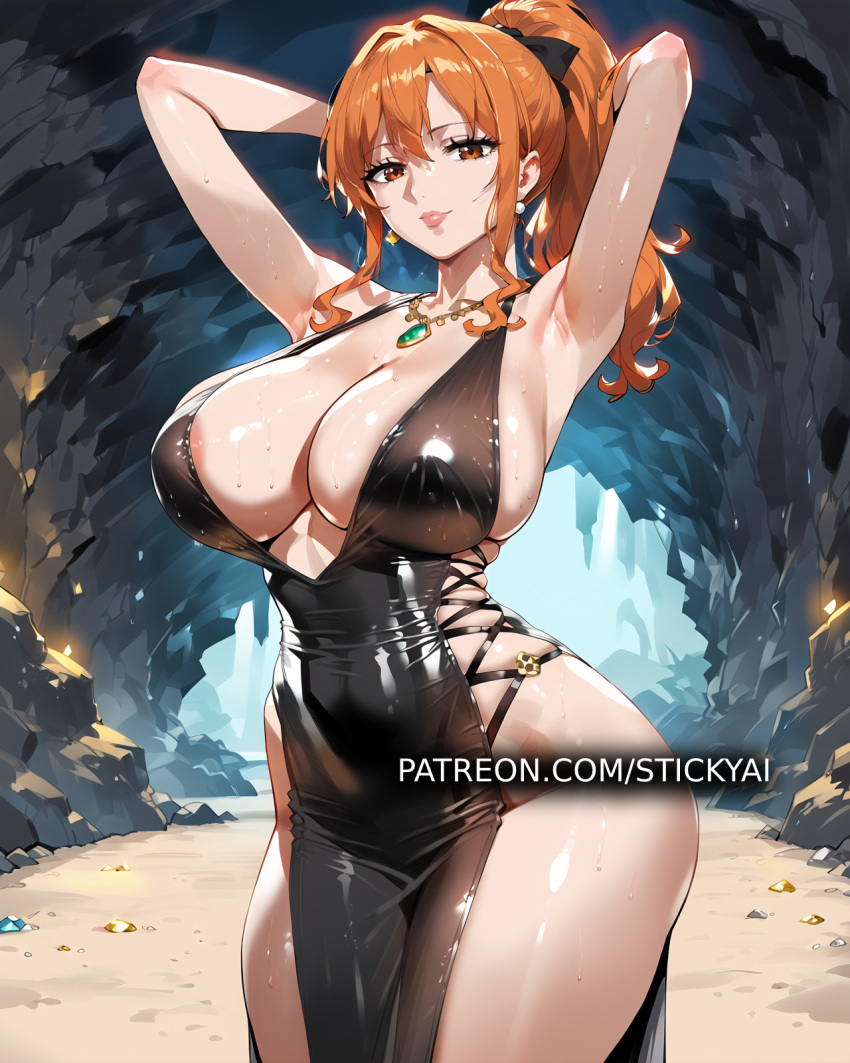 ai_generated female female_only nami_(one_piece) one_piece stickyai