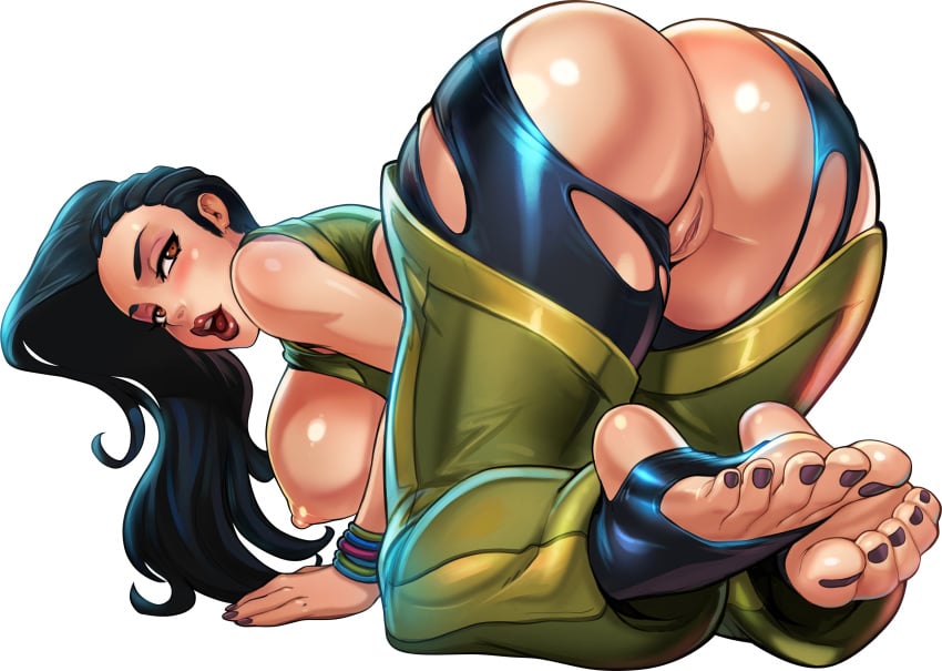 1girls 2018 5_fingers 5_toes all_fours anus asian_latina ass ass_cutout asymmetrical_hair barefoot big_ass big_breasts big_butt black_hair black_nail_polish black_nails blush brazilian brazilian_female breasts brown_eyes bubble_ass bubble_butt butt capcom curvy dark-skinned_female dark_skin edit erect_nipples eyebrows eyelashes feet female female_only hips huge_ass huge_butt human human_only latina laura_matsuda lipstick long_hair looking_back nail_polish naughty_face nipples no_panties no_underwear painted_nails pussy red_lipstick redbone reiq seductive seductive_smile shiny smile soles solo stirrup_legwear street_fighter street_fighter_v thick thick_ass thick_thighs thighs toenail_polish toes torn_clothes uncensored vagina video_games wide_hips