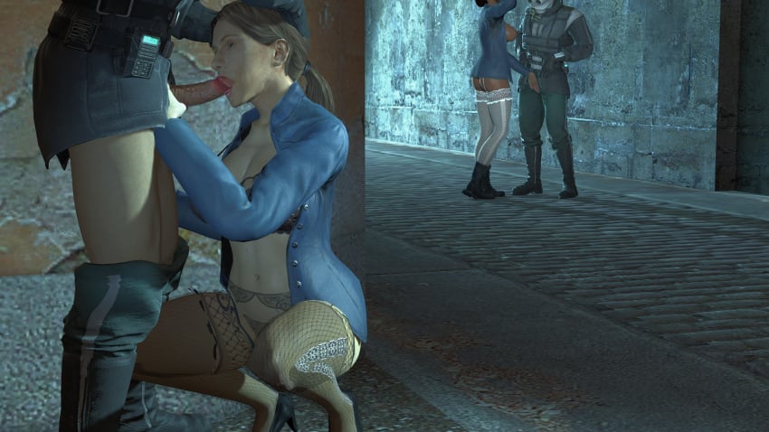 2boys 2girls 3d ali_quantum alleyway blowjob citizen_(half-life_2) civil_protection_(half-life_series) crouching_female fellatio female female_02_(half-life_2) fishnet_stockings half-life_(series) half-life_2 male penis_in_mouth prostitution sfm source_filmmaker tagme